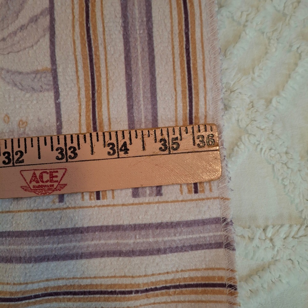 Victoria's Secret 2-in-1 Towel Backpack Purple Floral Striped Drom Resort NWT - Picture 6 of 13